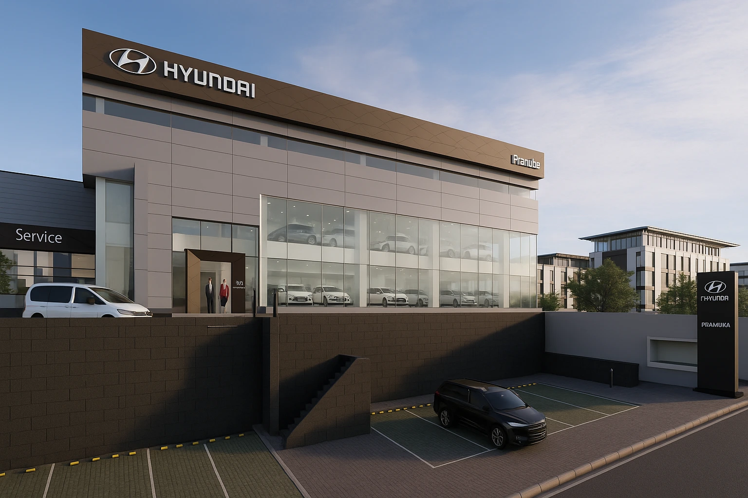 Showroom Hyundai Gowa Pramuka